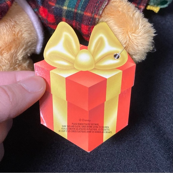 ⭐️ Disney Store Exclusive Winnie the Pooh Bear Christmas Plaid Pajama Plush - Picture 10 of 16